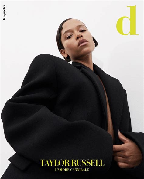 Taylor Russell in Prada on D la Repubblica August